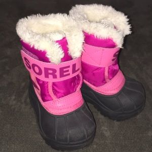 Sorel Commander Pink Boots - Size 4 - New w/o box